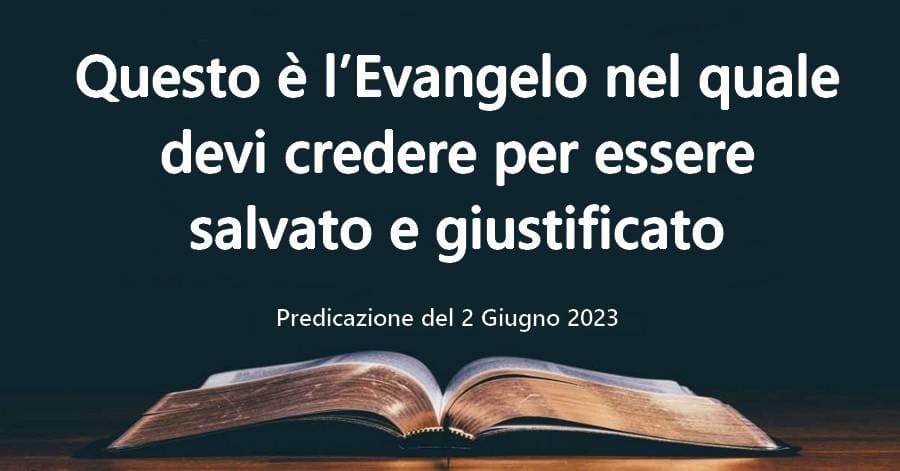 salvato e giustificato