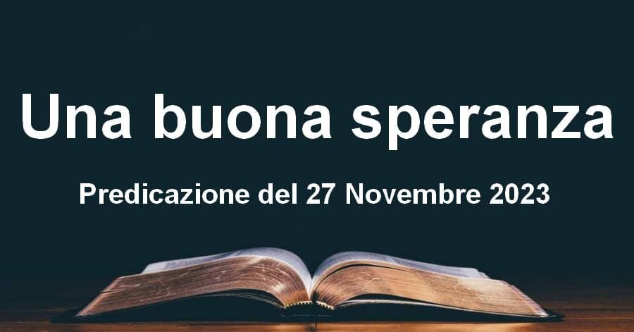 Una buona speranza