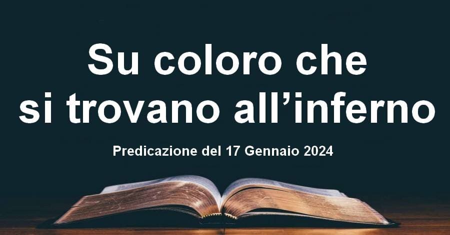 Su coloro che si trovano all’inferno