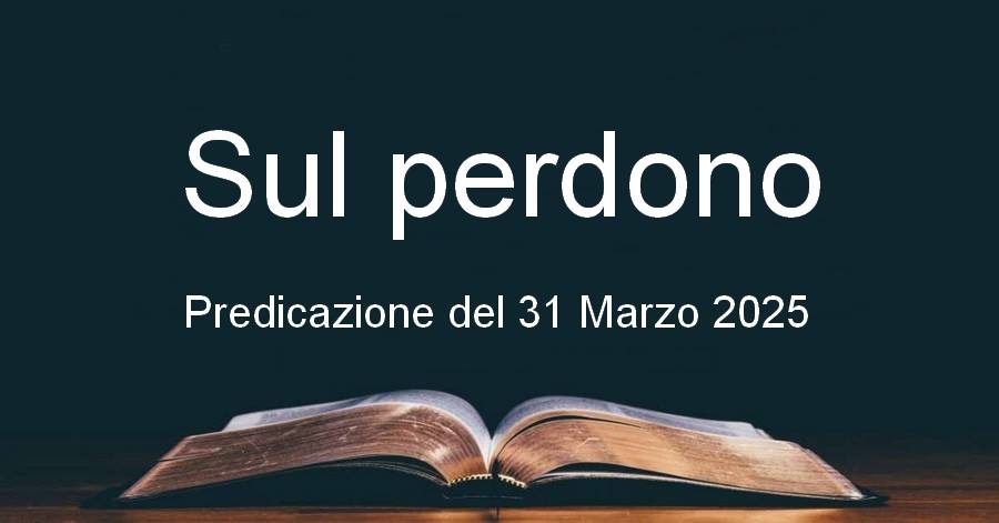 Sul perdono