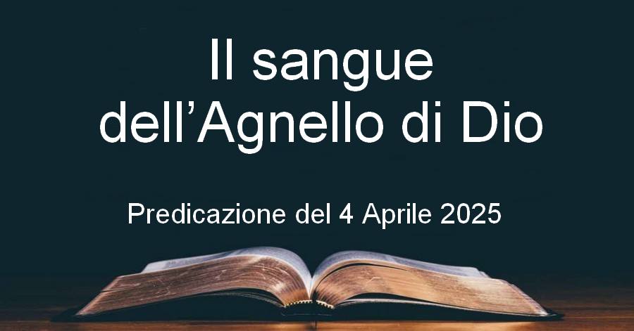Il sangue dell’Agnello di Dio