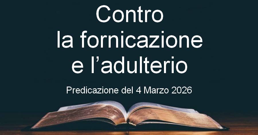 Contro la fornicazione e l’adulterio