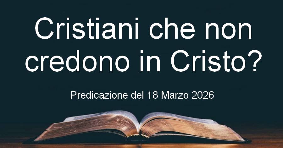 Cristiani che non credono in Cristo?