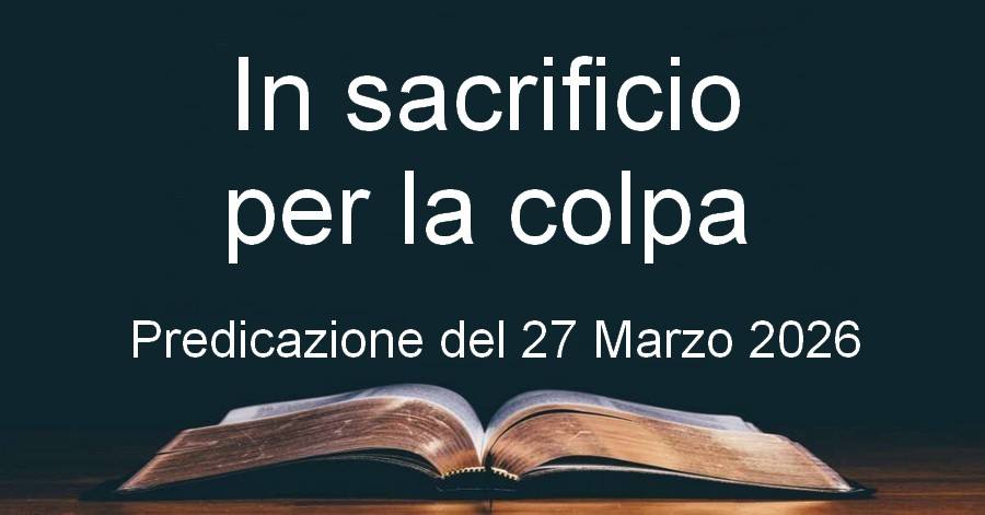 In sacrificio per la colpa