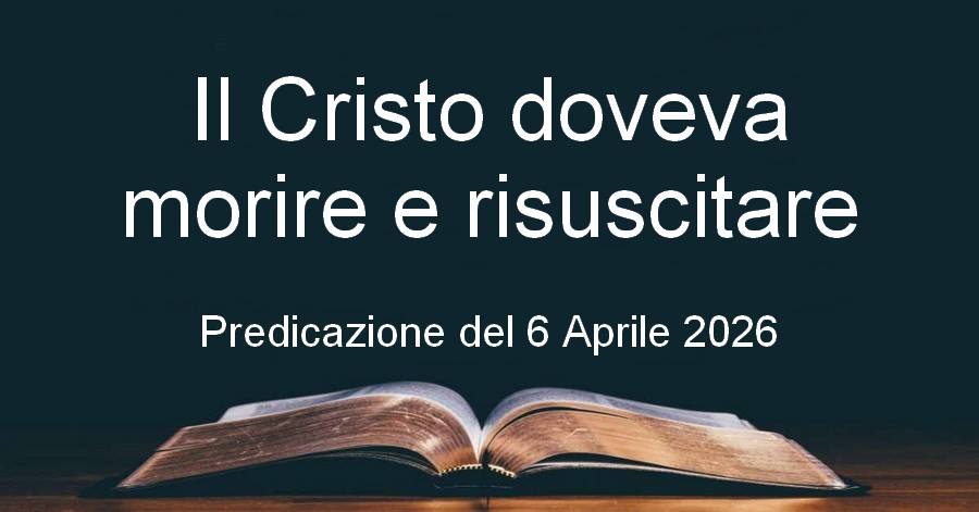 Il Cristo doveva morire e risuscitare