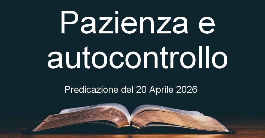 Pazienza e autocontrollo