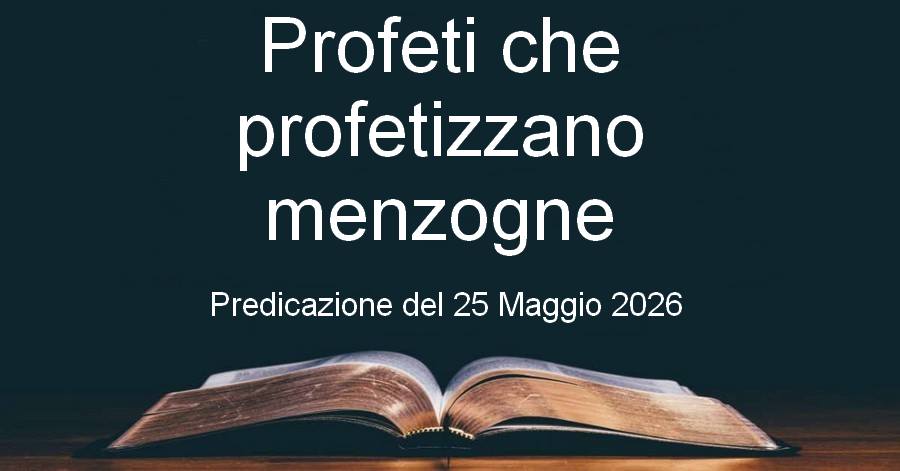 Profeti che profetizzano menzogne